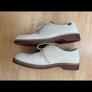 Bass light grey suede dress shoes 10.5 new
